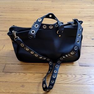 Zara PU Leather Gold Details Masanger Bag